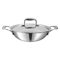 Vinod Platinum SAS Pro Extra Deep Kadai (Induction Compatible) Vinod Platinum SAS Pro Extra Deep Kadai (Induction Compatible)