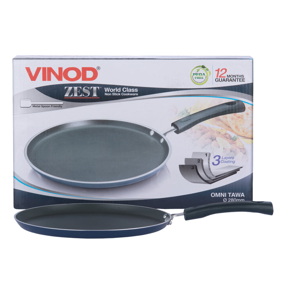 Minimal Oil Usage Non Stick Dosa Tawa - Vinod Cookware Minimal Oil Usage Non Stick Dosa Tawa - Vinod Cookware