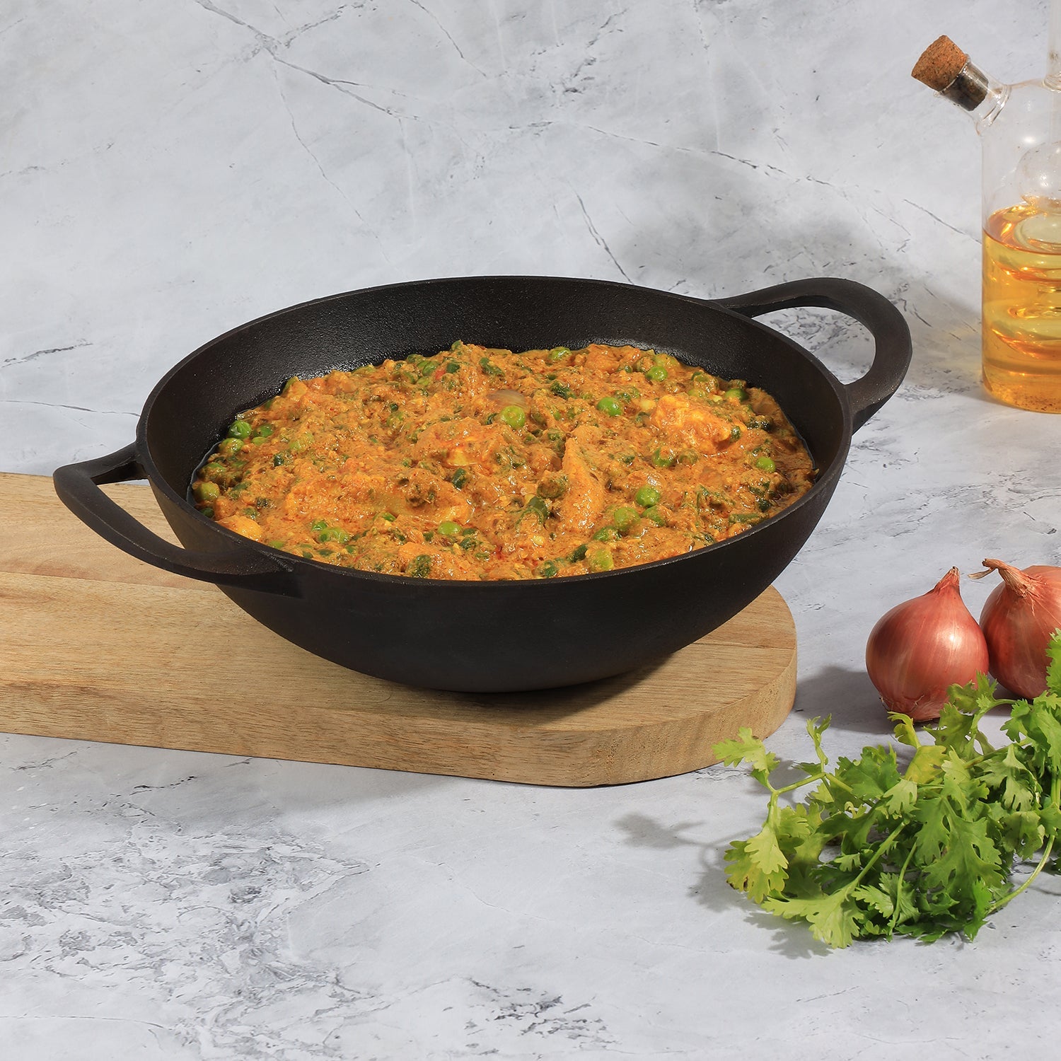 Kraft Infinity Pre-Seasoned Cast Iron Kadai Kraft Infinity Pre-Seasoned Cast Iron Kadai