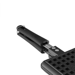 Heat Resistant Bakelite Handle with Lock of Non Stick Waffle Maker Heat Resistant Bakelite Handle with Lock of Non Stick Waffle Maker