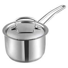 Mirror Finish Stainless Steel Saucepan with Lid Mirror Finish Stainless Steel Saucepan with Lid