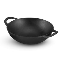 Heavy Duty, Long Lasting Pre-Seasoned Cast Iron Kadai Heavy Duty, Long Lasting Pre-Seasoned Cast Iron Kadai