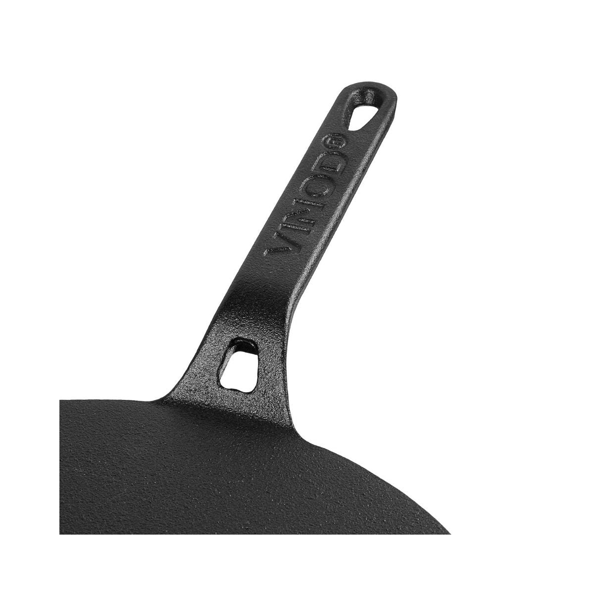 Easy to Lift Handle of Pre-Seasoned Cast Iron Flat Multi Tawa Easy to Lift Handle of Pre-Seasoned Cast Iron Flat Multi Tawa
