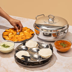Vinod Stainless Steel Multi Kadai (Induction Friendly) Vinod Stainless Steel Multi Kadai (Induction Friendly)