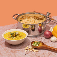 Vinod Stainless Steel Casserole with Glass Lid Vinod Stainless Steel Casserole with Glass Lid