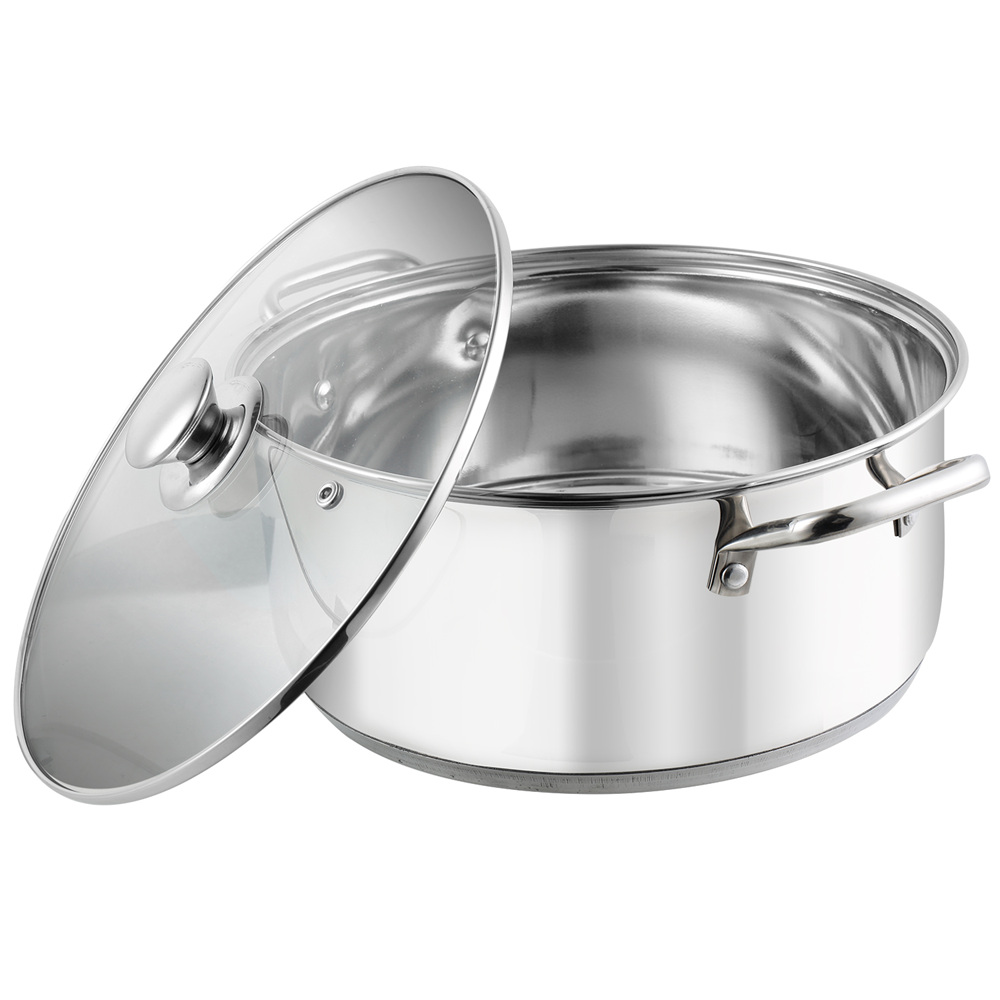 Induction Safe Roma Saucepot with Glass Lid Induction Safe Roma Saucepot with Glass Lid