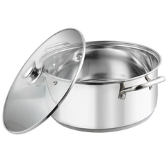 Induction Safe Roma Saucepot with Glass Lid Induction Safe Roma Saucepot with Glass Lid
