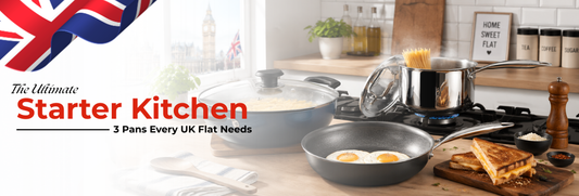 The Ultimate Starter Kitchen: 3 Pans Every UK Flat Needs