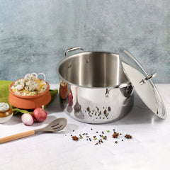 Vinod Platinum Triply Biryani Pot 30 cm -  11 Litre (Induction Friendly)