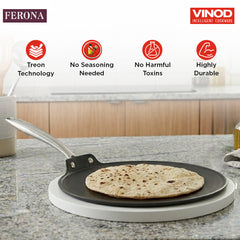 Vinod Ferona Cast Iron Roti Tawa - 26 cm