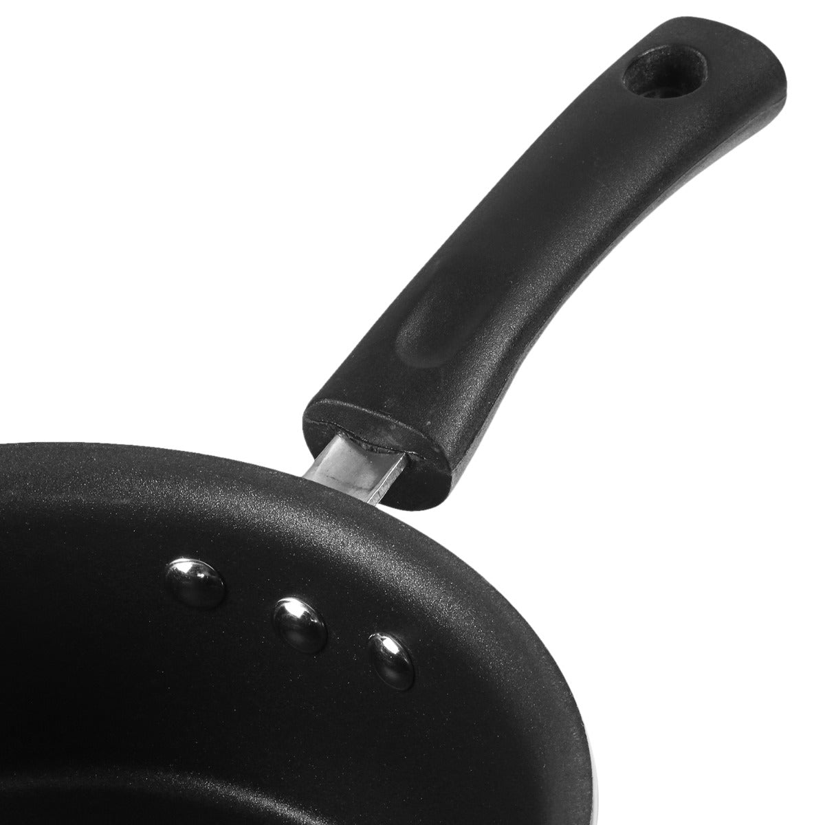 Sturdy and Durable Triple Riveted Handle of Non Stick Saucepan