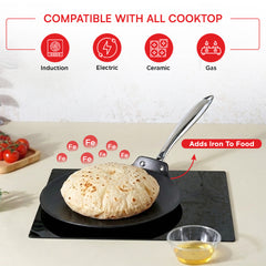 Vinod Ferona Cast Iron Roti Tawa - 26 cm