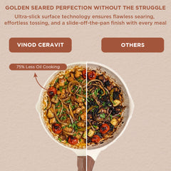 Vinod Ceravit Frypan - Desert Rose
