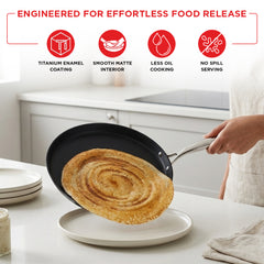 Vinod Ferona Cast Iron Dosa Tawa - 27 cm