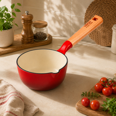 Vinod Cast Iron Freya Sauce Pan - 16 cm