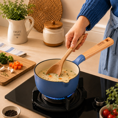 Vinod Cast Iron Freya Sauce Pan - 16 cm