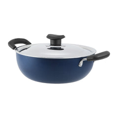 Vinod Zest Non-Stick Deep Kadai with Lid