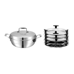Vinod Platunim Multi purpose Kadai 26 cm- 6 Plates ( 4 L )