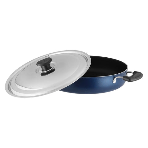 Minimal Oil Usage Non Stick Deep Fry Pan with Lid