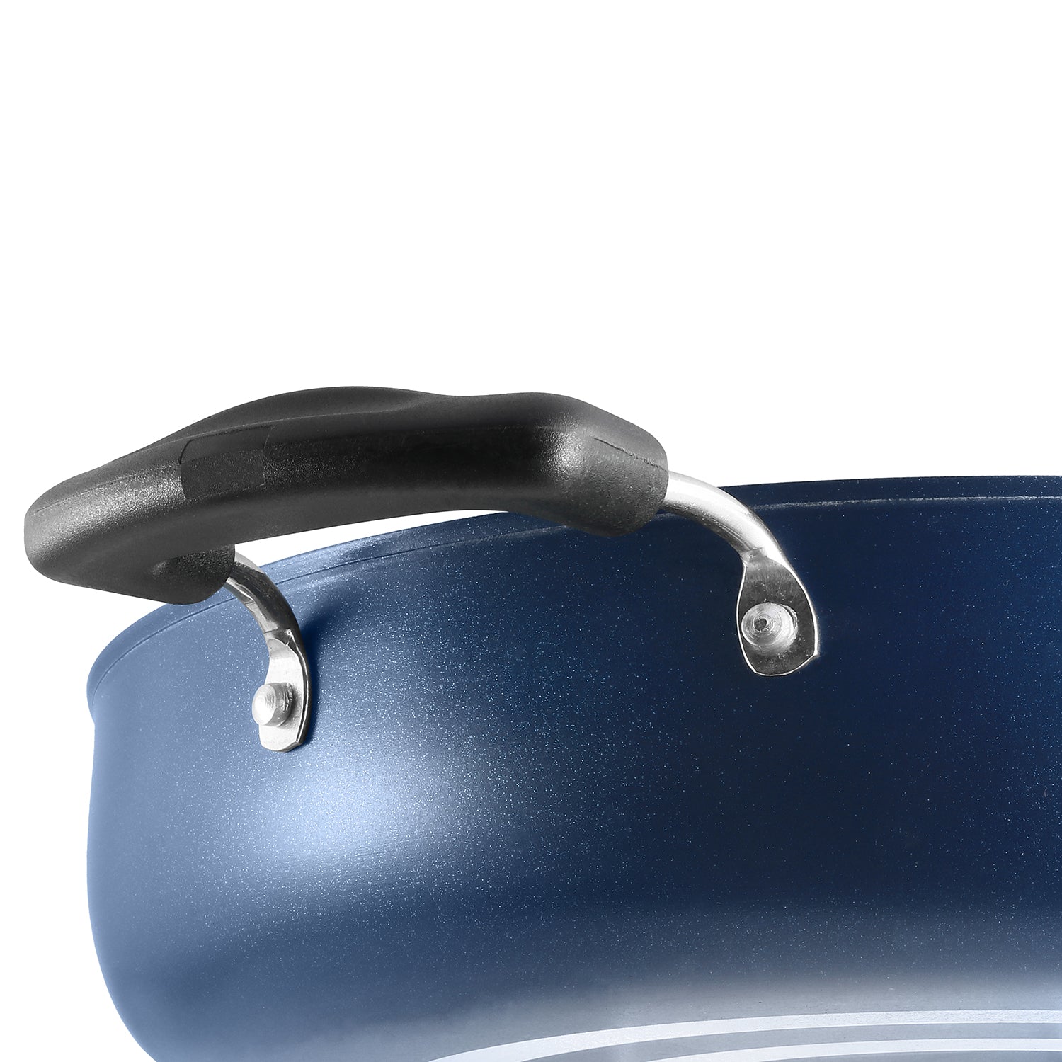 Sturdy Riveted Handle of Non Stick Deep Frypan