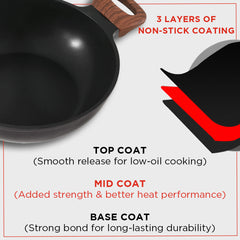 Vinod Di Casa Non Stick Deep Kadai