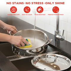 Vinod Platinum Triply Chef's Lagan Pots