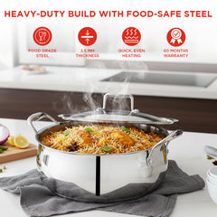 Vinod Platinum Triply Chef's Lagan Pots