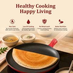 Vinod Cast Iron Freya Dosa Tawa - 28 cm