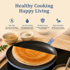 Vinod Cast Iron Freya Dosa Tawa - 28 cm