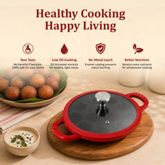 Vinod Cast Iron Freya Appam Pan - 22 cm