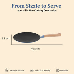 Vinod Cast Iron Freya Roti Tawa - 26 cm