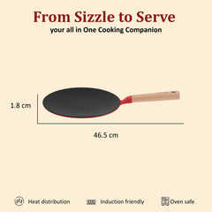 Vinod Cast Iron Freya Roti Tawa - 26 cm