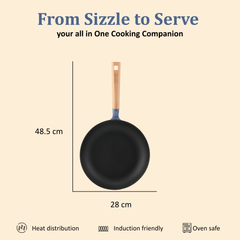 Vinod Cast Iron Freya Dosa Tawa - 28 cm