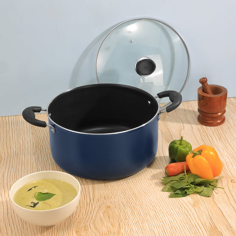 Non Stick Casserole with Glass Lid - Vinod Cookware