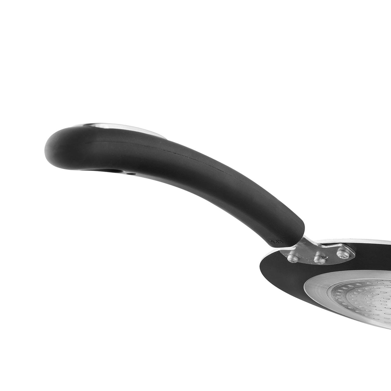 Durable Triple Riveted Handle of Concave Tawa