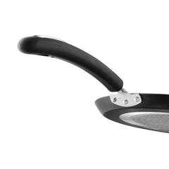 Triple Riveted Bakelite Handle of Non Stick Dosa Tawa