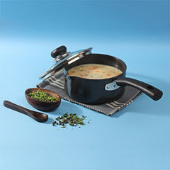 Vinod Hard Anodised Saucepan with Lid