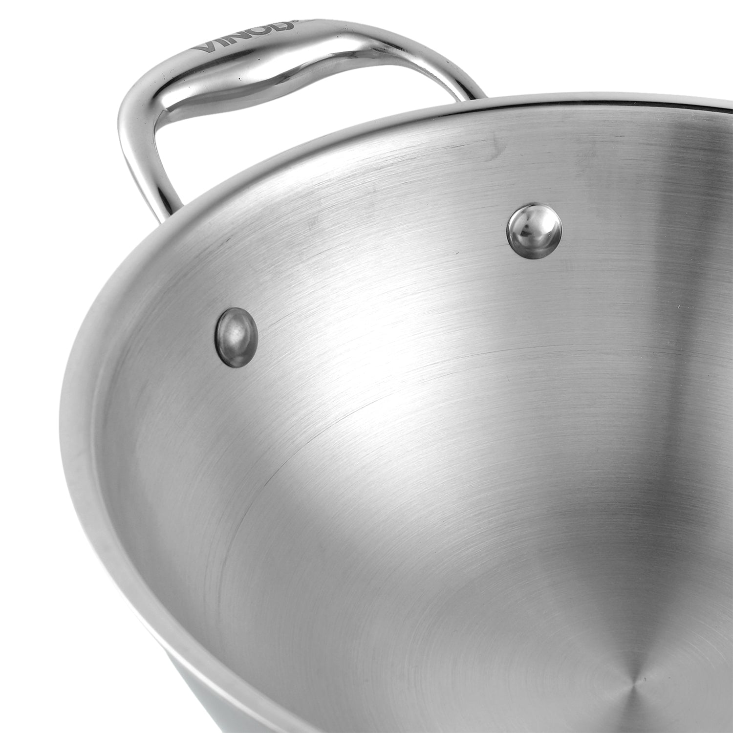 High Quality Thick Rust Free Triply Stainless Steel Kadai