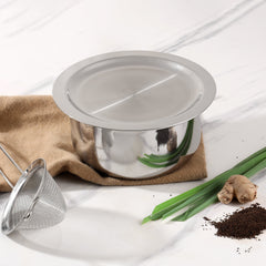 Vinod Platinum Triply Stainless Steel Tope with Lid (Induction Friendly)