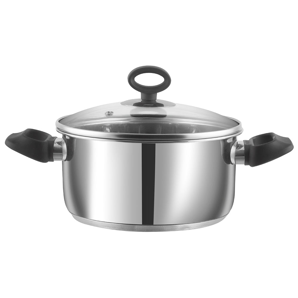 Induction Safe Saucepot with Glass Lid