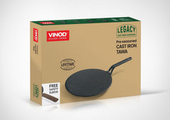 Long Lasting Cast Iron Roti Tawa (Induction Friendly)