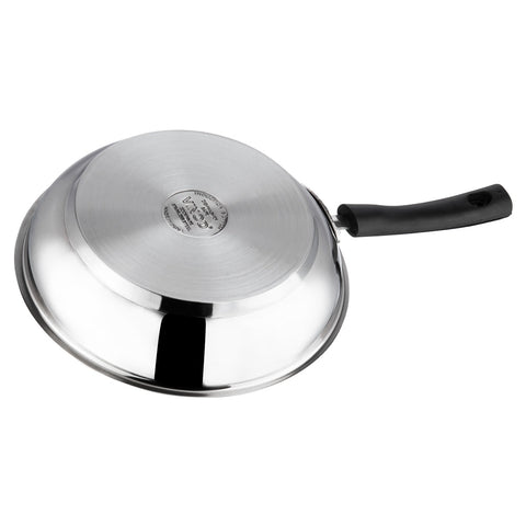AISI 430 grade magnetic stainless steel SAS bottom Induction Safe Frypan