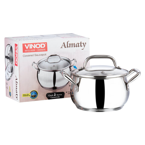Vinod Cookware Almaty Belly Saucepot