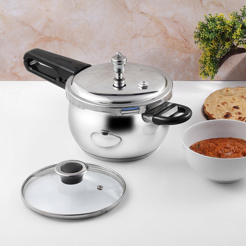 Handi Pressure Cooker with Glass Lid