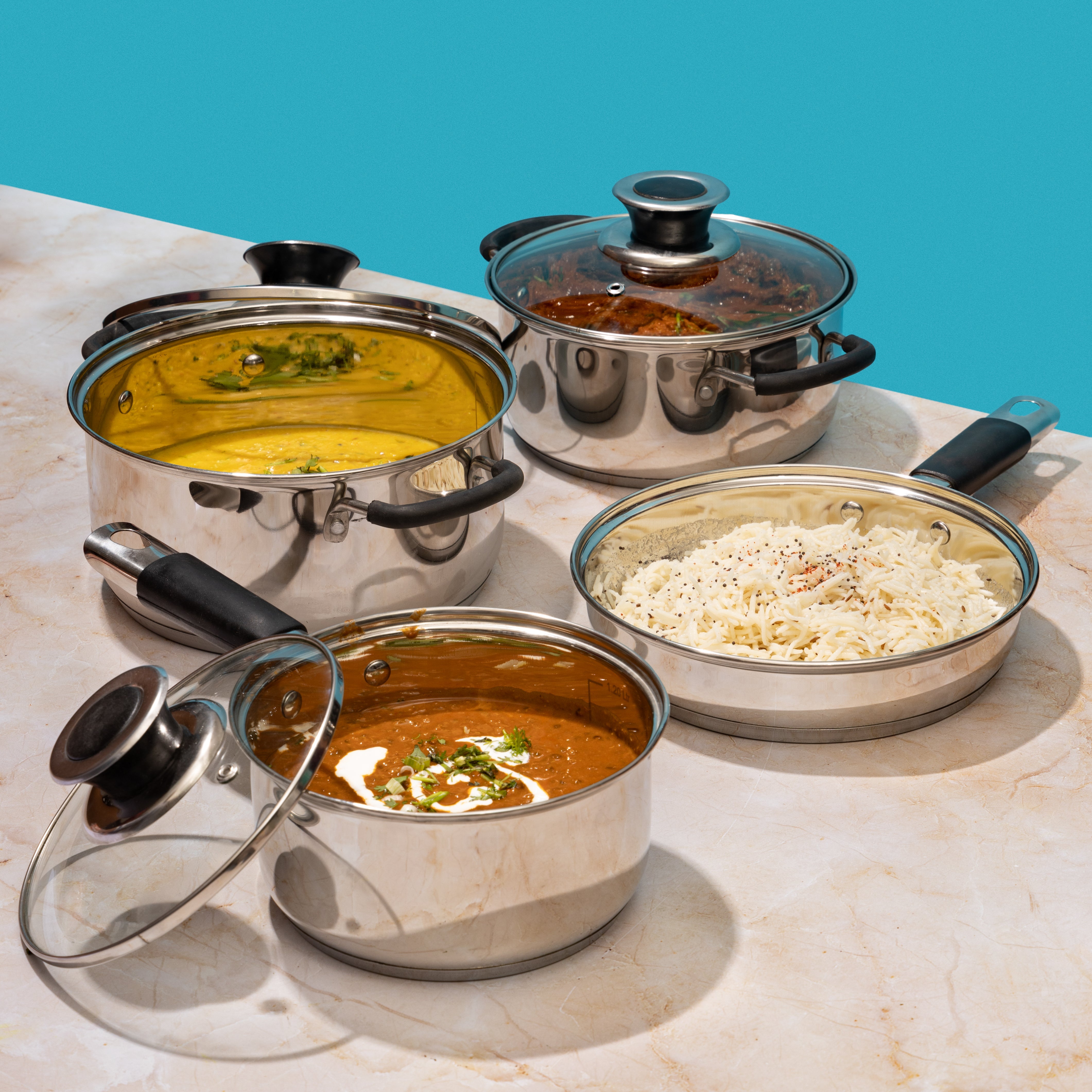 Chef Cookware Set Master Chef Cookware Set (Induction Friendly) – Vinodcookware UK
