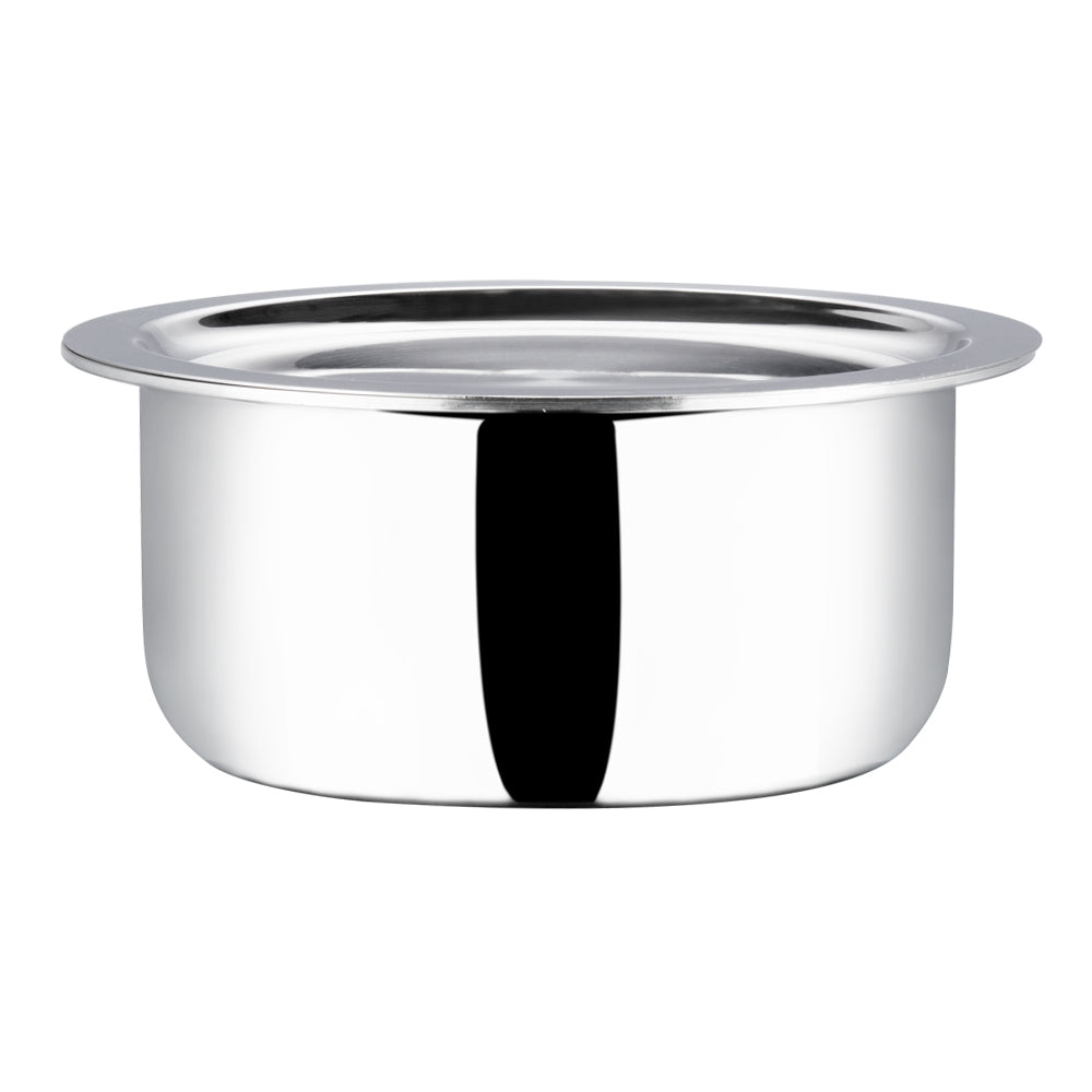 Triply Stainless Steel Tope with Lid - Dekchi with Lid