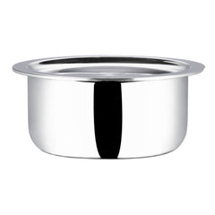 Triply Stainless Steel Tope with Lid - Dekchi with Lid