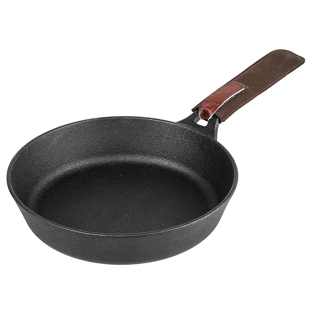 Cast Iron Frypan with Safety Sleeve