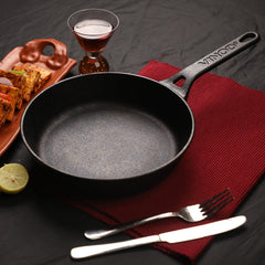 Vinod Legacy Pre-Seasoned Cast Iron Frypan (Induction Friendly)