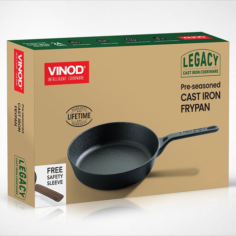 Induction Safe Cast Iron Frypan - Vinod Cookware